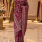 “The Wine Magenta” Premium Designer Saree