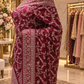 “The Wine Magenta” Premium Designer Saree