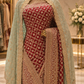 "The Royal Raspberry" Vol 2 Georgette Bridal Saree with Veil