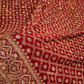 "The Royal Raspberry" Vol 2 Georgette Bridal Saree with Veil