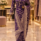 "The Royal Purple" Premium Handcrafted Saree