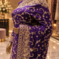 "The Royal Purple" Premium Handcrafted Saree