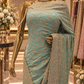 "The Royal Aqua" Premium Designer Saree