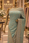 "The Royal Aqua" Premium Designer Saree