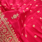 “The Fuchsia Pink" Premium Handcrafted Saree
