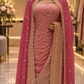 "The Royal Rose Pink" Bridal Saree with Veil