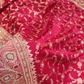 "The Rani Pink" Premium Banarasi Handcrafted Silk Saree