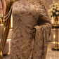 "The Royal Beige Gold" Premium Wedding Wear Saree