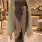 "The Royal Emerald Green" Premium Designer Saree With Veil
