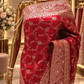 'The Luxurious Royal Maroon" Premium Banarasi Silk Saree