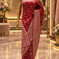 'The Luxurious Royal Maroon" Premium Banarasi Silk Saree