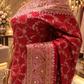 'The Luxurious Royal Maroon" Premium Banarasi Silk Saree