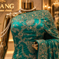 "The Peacock Green" Premium Wedding Wear Saree