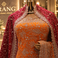 "The Brilliant Yellow" Premium Designer Saree with Veil