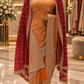 "The Brilliant Yellow" Premium Designer Saree with Veil