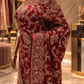 "The Luxury Maroon" Premium Wedding Wear Saree
