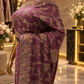 "The Luxury Mauve Purple" Premium Wedding Wear Saree