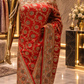 "The Royal Crimson Red" Premium Banarasi Silk Saree