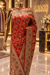 "The Royal Crimson Red" Premium Banarasi Silk Saree