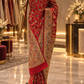 "The Royal Crimson Red" Premium Banarasi Silk Saree