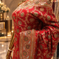"The Royal Crimson Red" Premium Banarasi Silk Saree