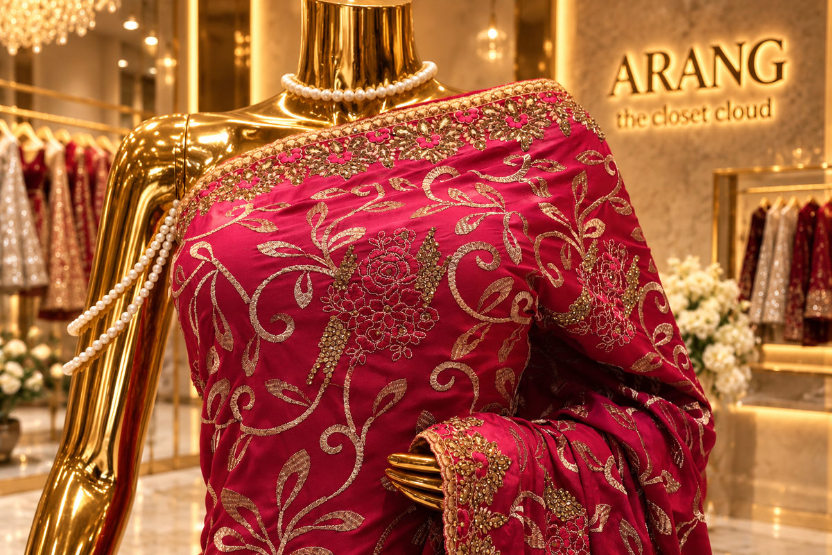 “The Rani Pink” Premium Designer Saree