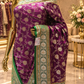 "The Luxury Purple" Premium Banarasi Silk Saree