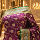 "The Luxury Purple" Premium Banarasi Silk Saree