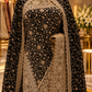 "The Royal Black" Premium Designer Saree with Veil