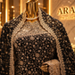 "The Royal Black" Premium Designer Saree with Veil
