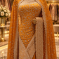 "The Royal Yellow" Premium Designer Saree with Veil