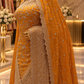 "The Royal Yellow" Premium Designer Saree with Veil