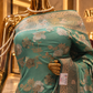 "The Royal Sage Green" Premium Banarasi Crepe Silk Saree