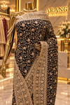 "The Luxury Jet Black" Premium Designer Saree
