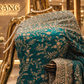 "The Luxury Teal Saree" Premium Designer Saree