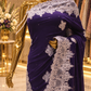"The Royal Navy Blue" Premium Designer Saree