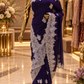 "The Royal Navy Blue" Premium Designer Saree