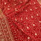 "The Luxury Bridal Red" Premium Bridal Saree With Veil