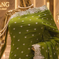 "The Elegant Olive Green" Premium Designer Saree