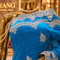 "The Vibrant Turquoise" Premium Designer Saree