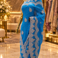 "The Vibrant Turquoise" Premium Designer Saree