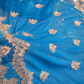 "The Vibrant Turquoise" Premium Designer Saree