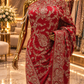 "The Sparkling Red" Premium Wedding Wear Saree