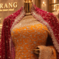 "The Brilliant Yellow" Premium Designer Saree with Veil