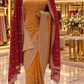 "The Brilliant Yellow" Premium Designer Saree with Veil