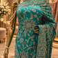 "The Peacock Green" Luxurious wedding Wear Saree