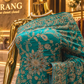 "The Peacock Green" Luxurious wedding Wear Saree