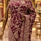 "The Royal Wine" Premium Wedding Wear Saree