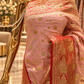 "The Luxury Pastel Pink" Premium Banarasi Silk Saree