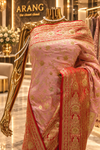 "The Luxury Pastel Pink" Premium Banarasi Silk Saree